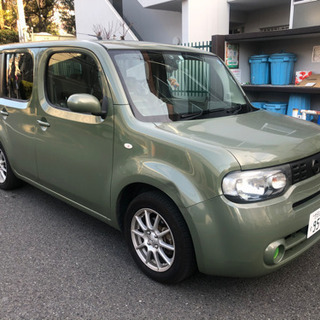 日産キューブ cube Z12 オリーブ色 （車検アリ）