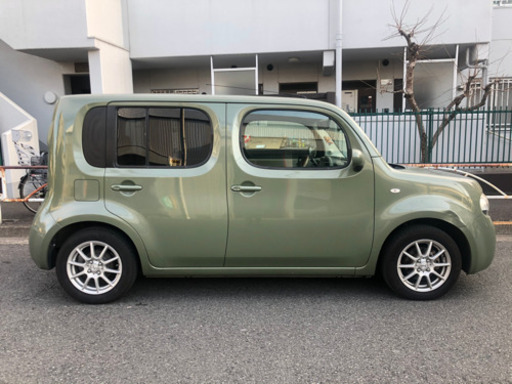 1/43 キューブ 日産 ディーラー特注 オーガニックオリーブ