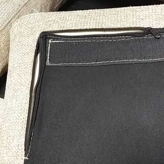 値下げ★カバー取り外し可 カウチソファ 3人掛けの画像