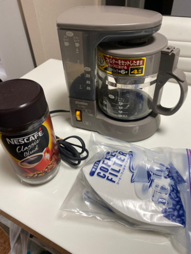 ZOJIRUSHI コーヒーメーカー　ネスカフェコーヒー　コーヒーフィルター