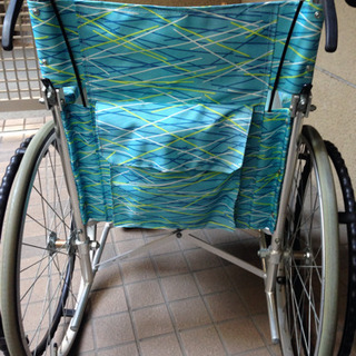 車椅子 日進医療器　NA-Ｌ1　超軽量アルミ自走式車いす(中古介護用品)の画像