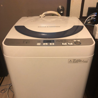 洗濯機 SHARP 5.5kg 2016年中旬購入 単身赴任・一...