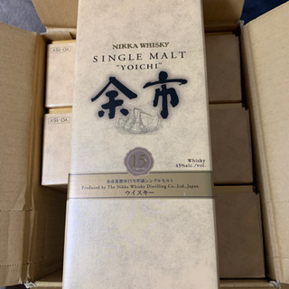 余市 15年 45度 700ml （箱ある）の画像