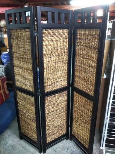 ［アジアン風三つ折りパーテーション］⁑リサイクルショップヘルプ