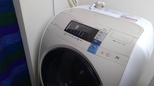 日立 9.0kg ドラム式洗濯乾燥機　HITACHI 　風アイロン　ビッグドラム BD-V3600