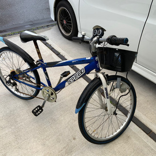 小学生の子供が使っていた自転車です