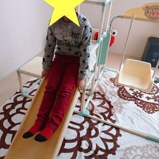 室内用ジム滑り台ブランコ鉄棒