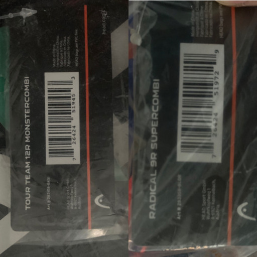 新品ヘッドラケットバッグ