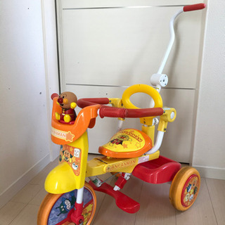 極美品】アンパンマン三輪車フルセット 極美品】アンパンマン