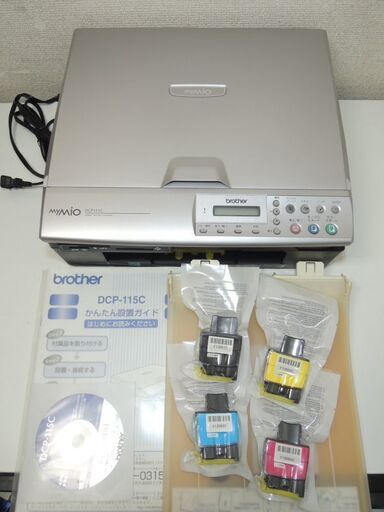 ★未使用 ・保管品　Brother CP-115C MyMio インクジェットプリンター 複合機・インク付き・セットアップCD・取扱説明書等すべて揃っています！！