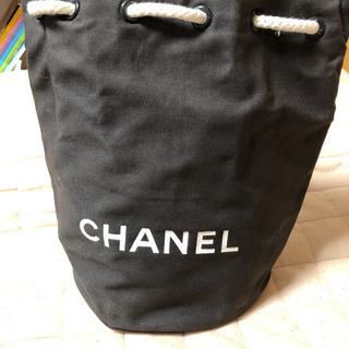 CHANEL シャネル 巾着型 プール バック ノベルティ ブラ...
