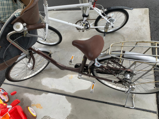 子供乗せ自転車(前)