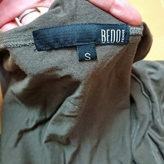 BEDO フリル ラップワンピース S～Mサイズ カーキの画像