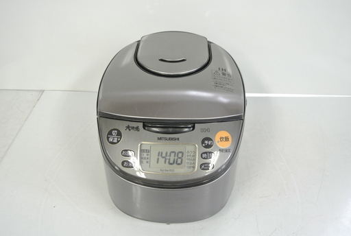 三菱 IHジャー炊飯器 5.5合 大沸騰 2014年製 遠赤厚釜 NJ-NH105-S