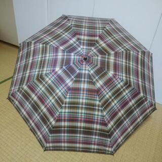 折りたたみ傘(02)茶、オレンジ