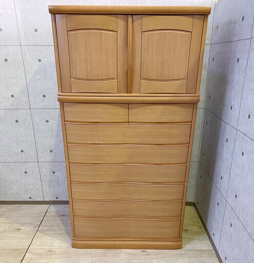 2*14 府中家具 洋服タンス 桐タンス チェスト ワードローブ 収納 国産
