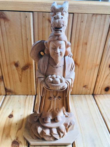 木彫り 仏像 龍 置物