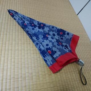 折りたたみ傘(03)赤、青の画像