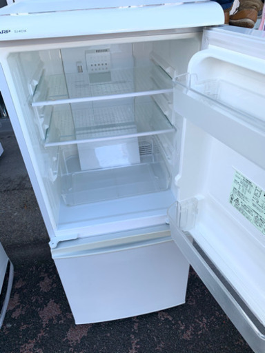 冷蔵庫/135L/SHARP/ どっちも付け替えドア/ノンフロン　単身用　
