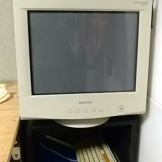 あげます！三菱17インチモニター美品。色再現の必要のある画像編集に！