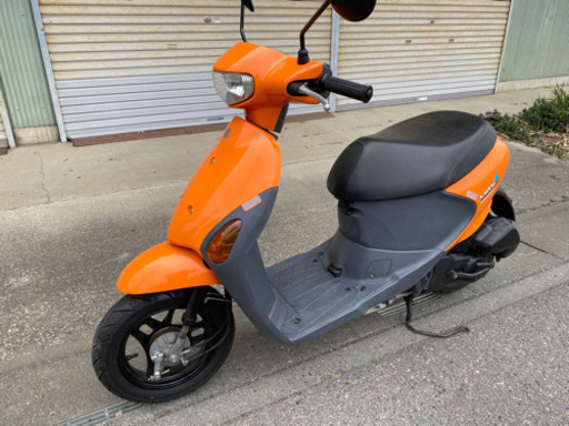 ☆レッツ4.高年式FIモデル☆オレンジ☆バッテリーなど新品交換^ ^好調ですよ☆