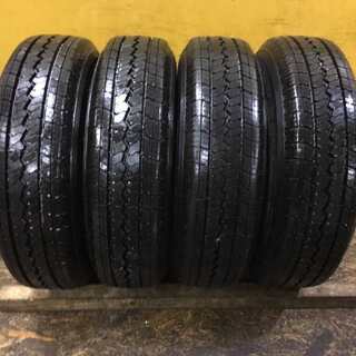 タイヤ 4本 165R13 LT 6PR トーヨー V-02 バリ バリ山 未使用に近い 送料無料★6253 赤字超特価，セール ◇ トーヨー TOYO V-02 165R13 6PR 165-13 V02 バン⁄LT