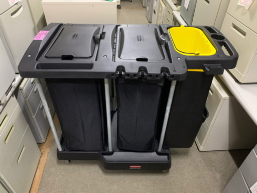 未使用　ラバーメイド　クリーニングカート　ダストボックス