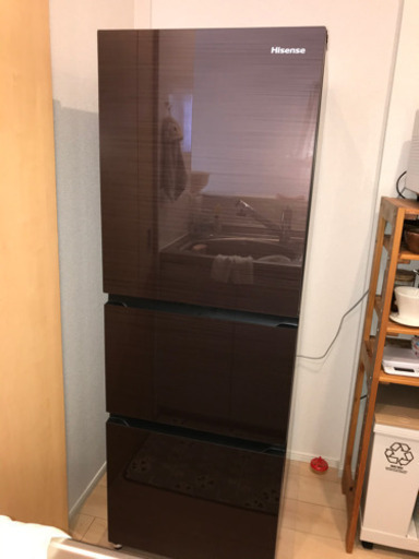 【冷蔵庫】HISENSE HR-G2801BR 【受取人確定】