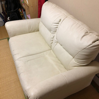 人工皮革　ソファー