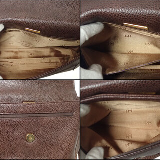 AA208 HANAE MORI ハナエ モリ 森英恵 蛇革 ショルダーバッグの画像