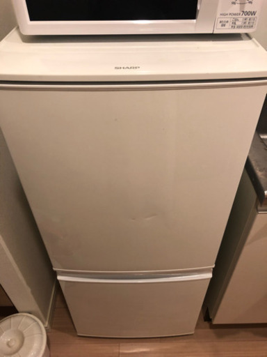 【2点セット】シャープ製冷蔵庫、ハイアール洗濯機4.5kg