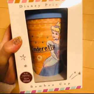 ディズニー プリンセス シンデレラ❤軽くて丈夫なバンブーカップ★可愛い！の画像