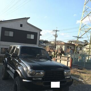 ランドクルーザー 80 ディーゼル サンルーフ ヒッチメンバー付...