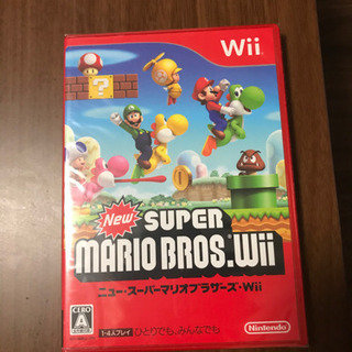 未開封　Wii スーパーマリオブラザーズ　