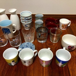 グラス、湯飲み、コーヒーカップ、徳利　差し上げます