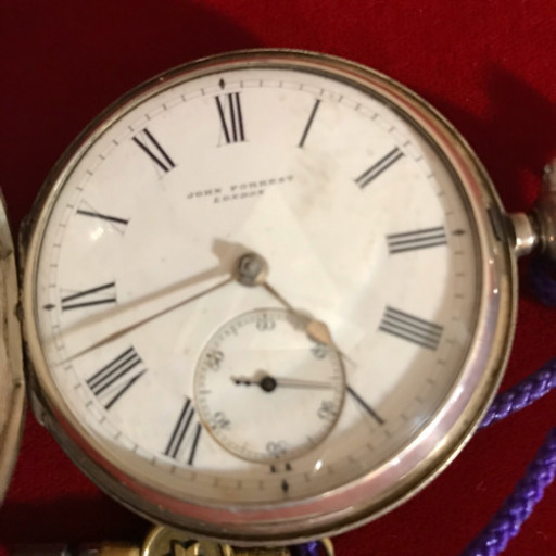 値下げ❗️珍品懐中時計直径約55mm、厚み:15mm/ 重さ約130g