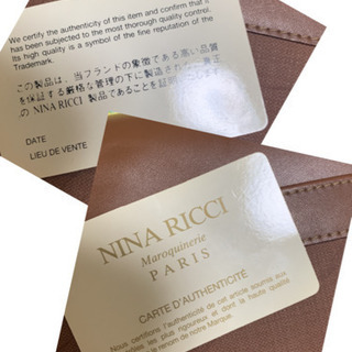 Nina Ricci ショルダーバッグ 美品ではあるの画像