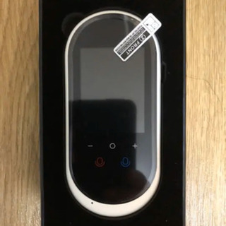 【新品未使用】 翻訳機　世界106言語対応　AI搭載の画像