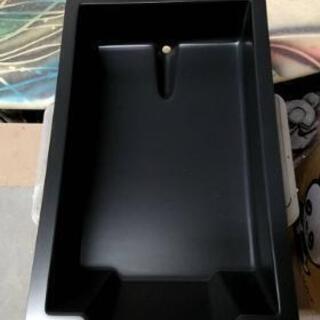 バスボート　リセストレイ　オフセットトレイ　モーターガイド　グレーの画像