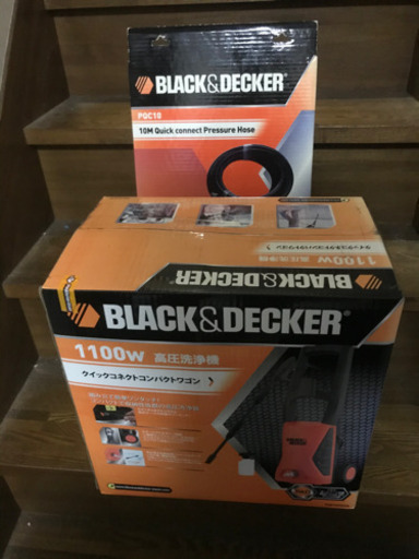 【新品　未使用】B&D 高圧洗浄機　10mホースセット