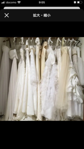 ウエディングドレス　38着