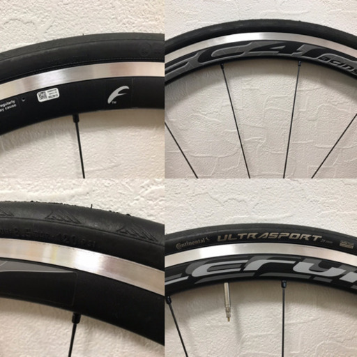 美品 FULCRUM フルクラム FC4RACING ロード用700Cホイール前後セット