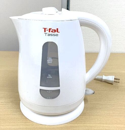 JM6507)T-fal ティファール 電気ケトル TYPE KO299 ホワイト《株式会社グループセブ ジャパン》※動作確認済み※ 180×160×240mm【取りに来られる方限定】
