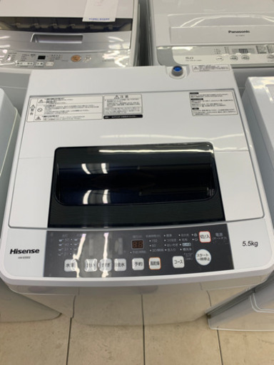 ハイセンス HW-E5502 5.5kg 2017年製 洗濯機