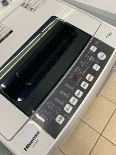 ハイセンス HW-E5502 5.5kg 2017年製 洗濯機