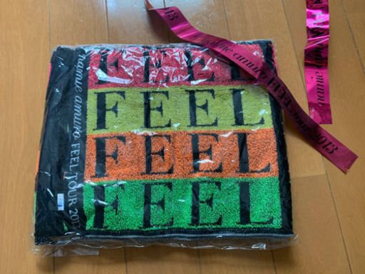 【安室ちゃん】値下げ　FEEL TOUR2013 タオル　未使用未開封