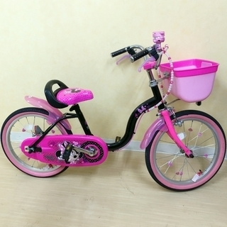 ディズニー ミニーマウス 18ラブデコ 18インチ 子供用自転車 