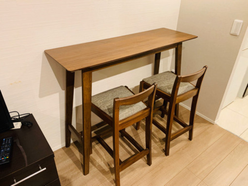 【ニトリ】カウンターテーブルセット 美品
