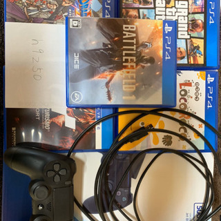 お話し中　PS4 500GB  ソフト5本セット！中古ですが美品...