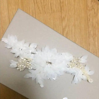 ウェディング　ヘッドドレス